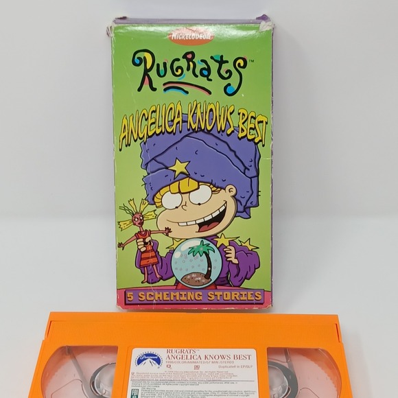 Vintage Rugrats Angelica The Divine VHS Nickelodeon Lot of Toys Plush Books - Picture 8 of 16